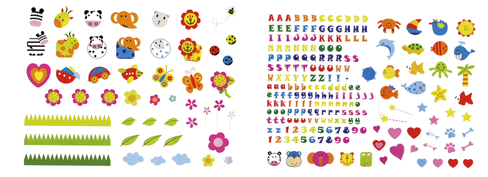 Double sided picture frame DIY set with  250 g,