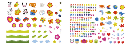 Double sided picture frame DIY set with  250 g,