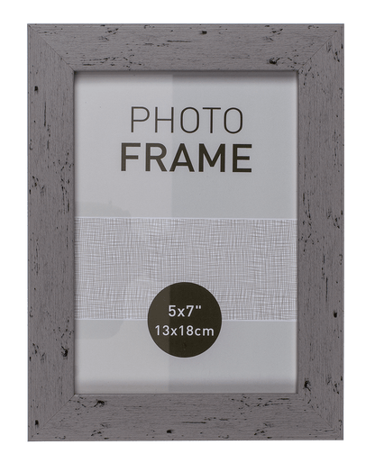 Pastel-Coloured Plastic Photo Frame in Wooden,