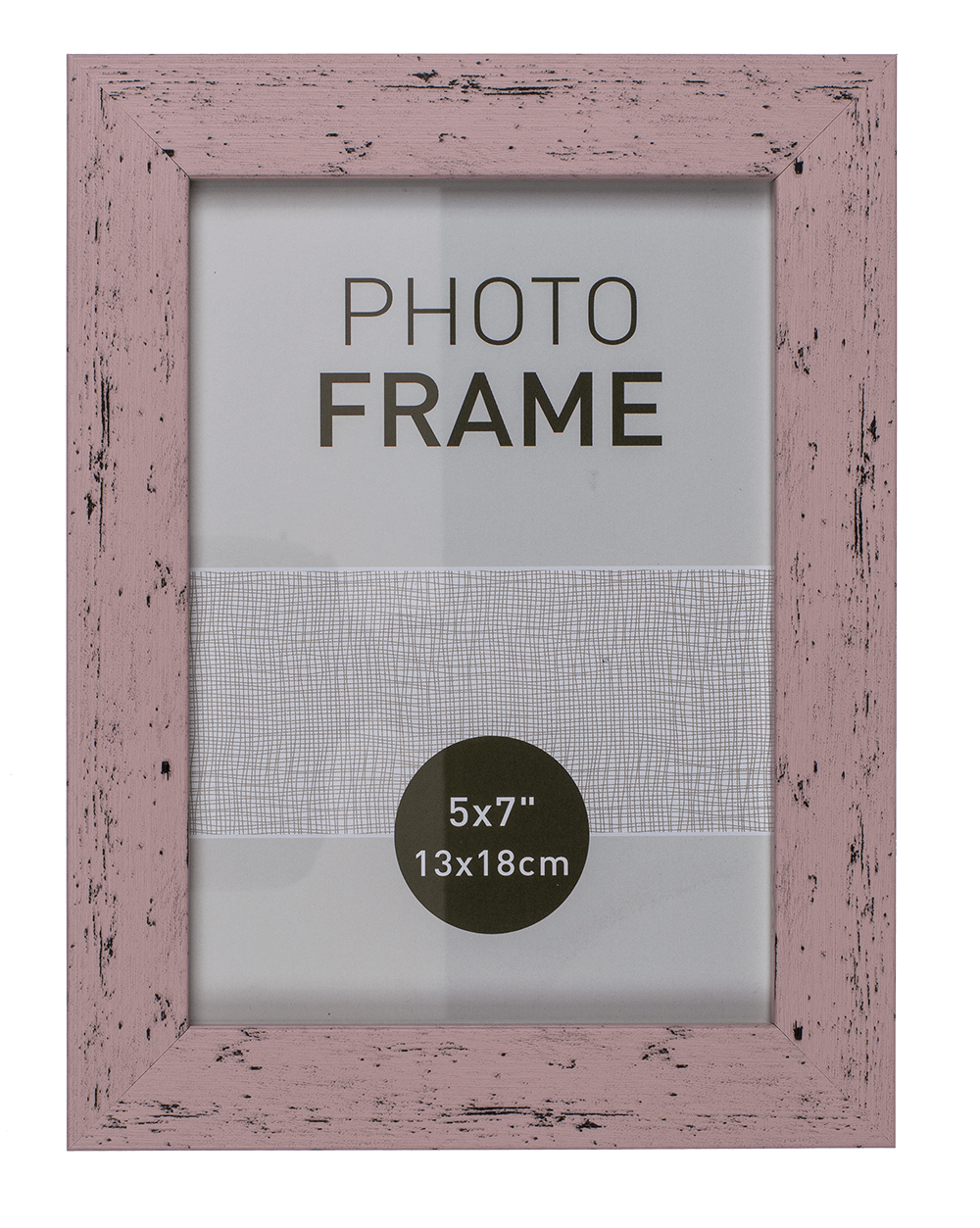 Pastel-Coloured Plastic Photo Frame in Wooden,