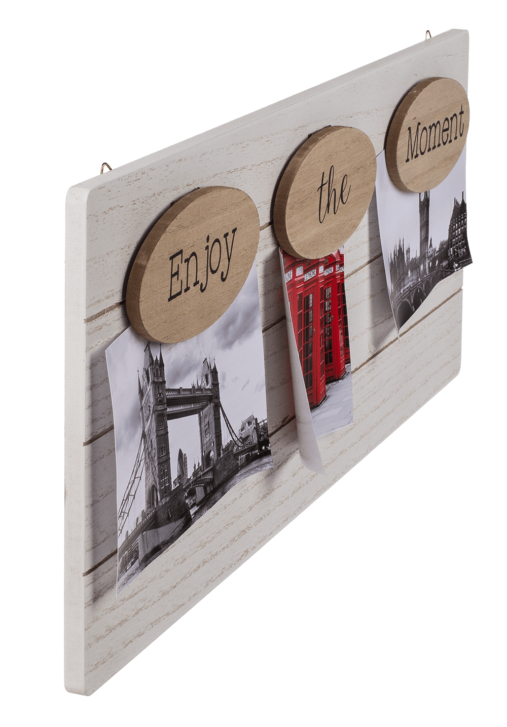 Wooden photo frame, Enjoy the moment,