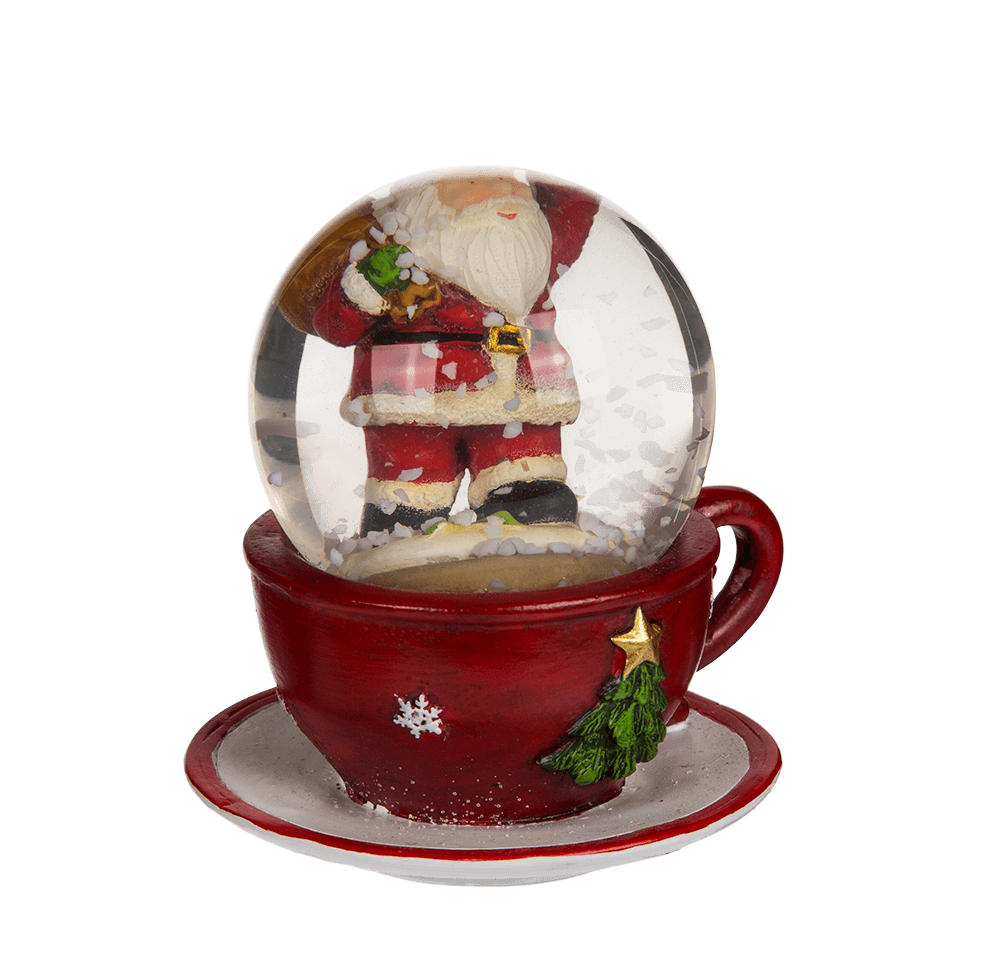 Polyresin snow globe, Christmas figurines,