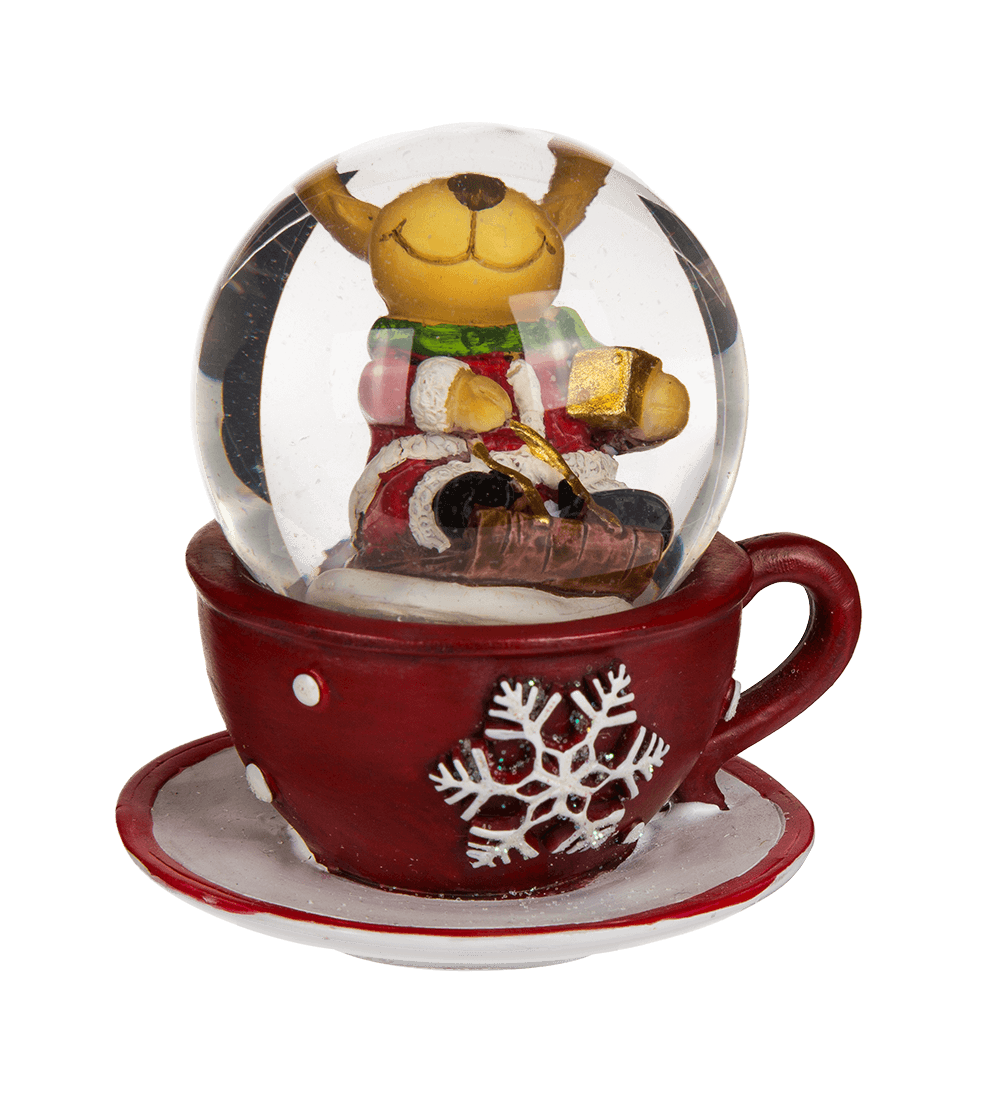 Polyresin snow globe, Christmas figurines,