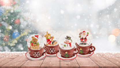 Polyresin snow globe, Christmas figurines,