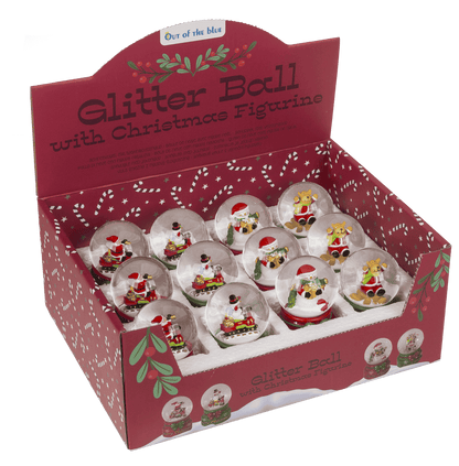 Polyresin snow globe, Christmasfigures,