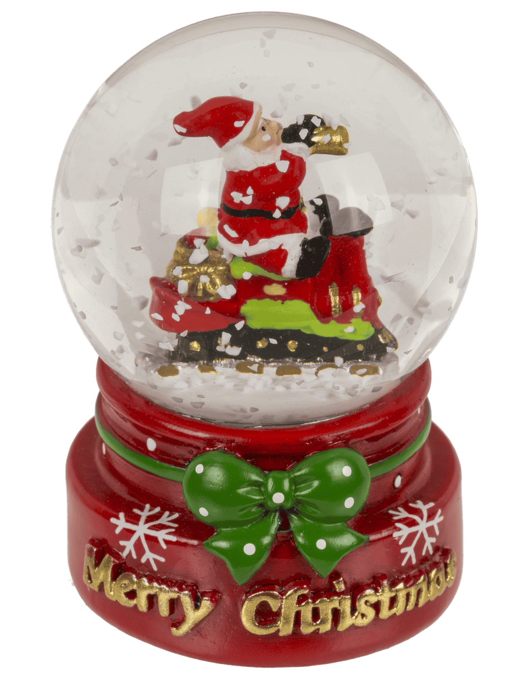 Polyresin snow globe, Christmasfigures,