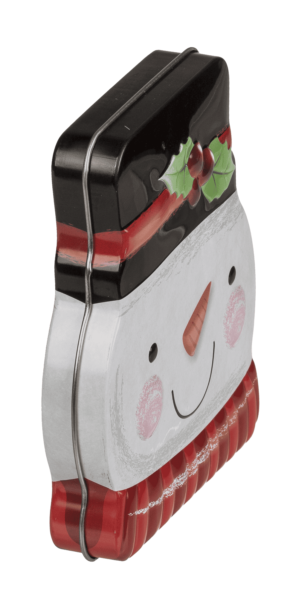 Metal tin, snowman & santa assorted,