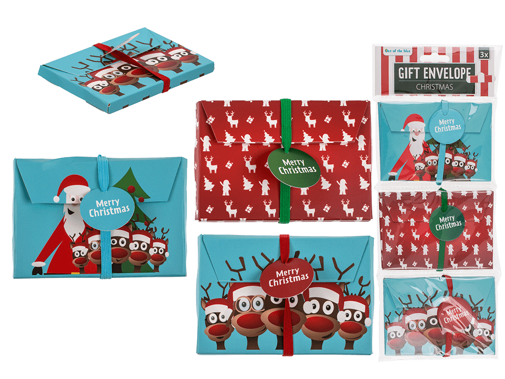 Gift envelope for money, set of 3,
