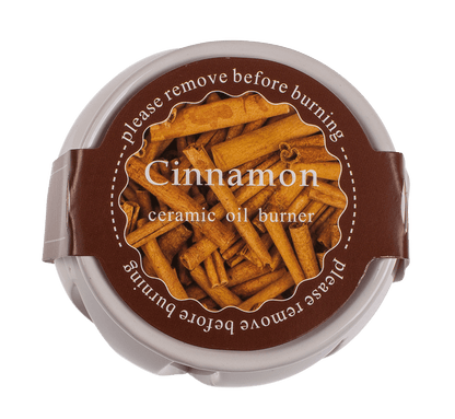 White ceramic aroma lamp with scented melts,