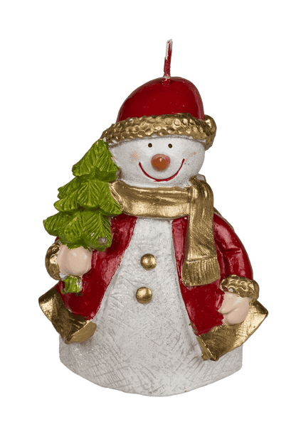 Candle, Santa Claus & Snowman assorted,