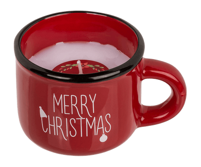 Candle in dolomite cup, Christmas,