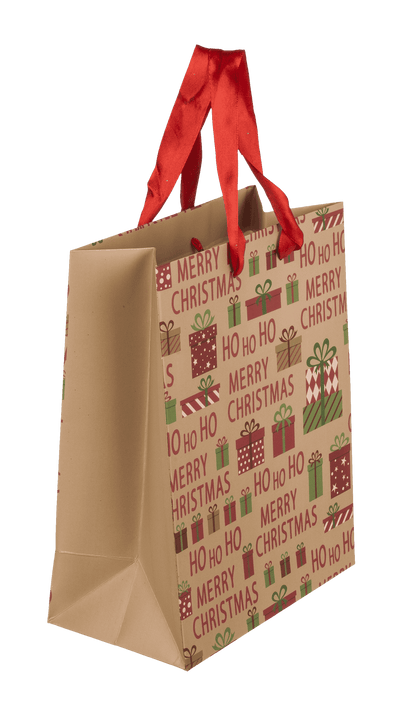 Paper gift bag, Ho Ho Ho,