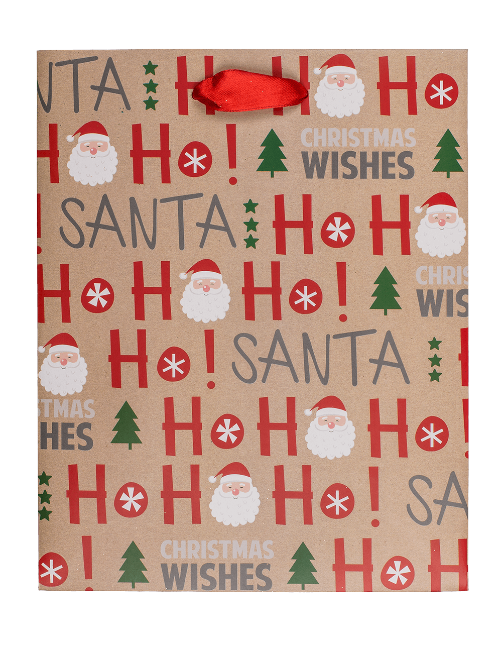Paper gift bag, Ho Ho Ho,