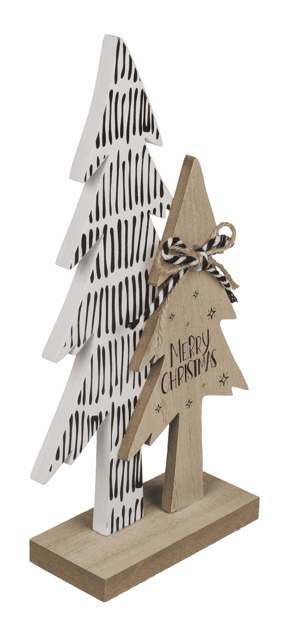 Wooden trees, Merry Christmas,