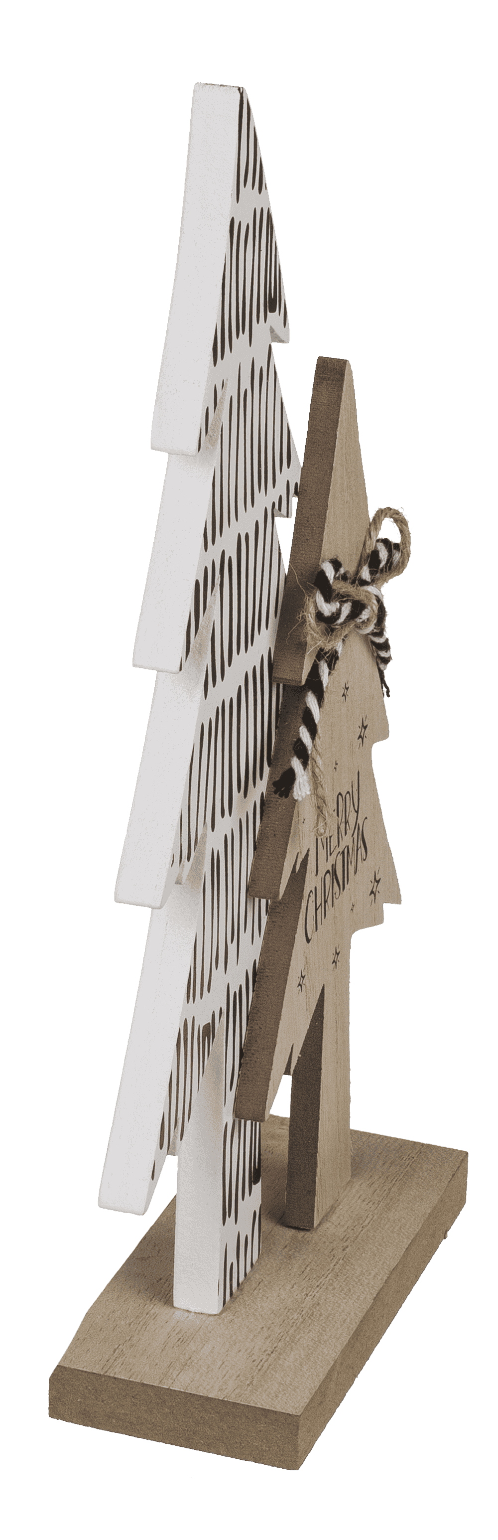 Wooden trees, Merry Christmas,