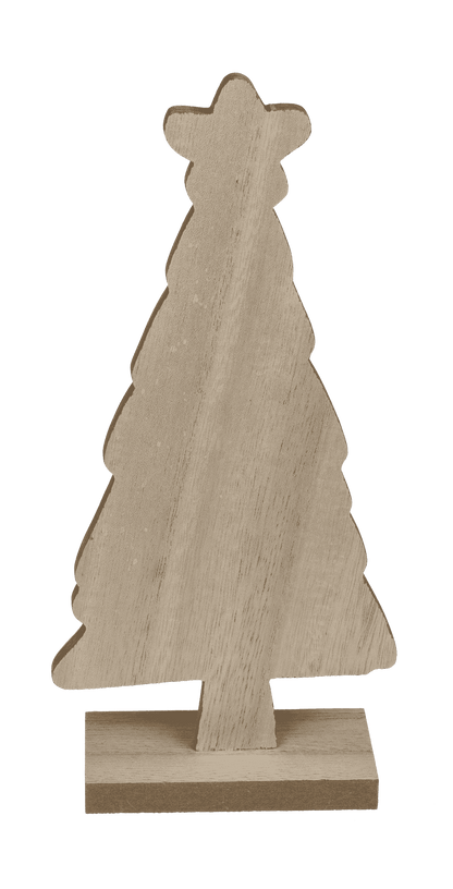 White/black colored wooden tree,