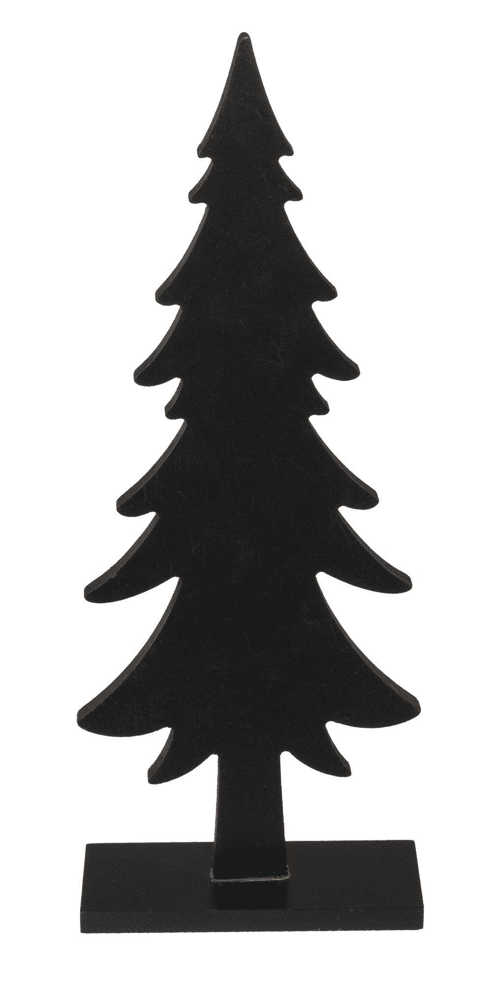 Black colored wooden tree with gold colored
