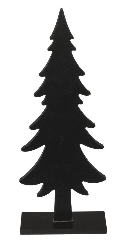 Black colored wooden tree with gold colored