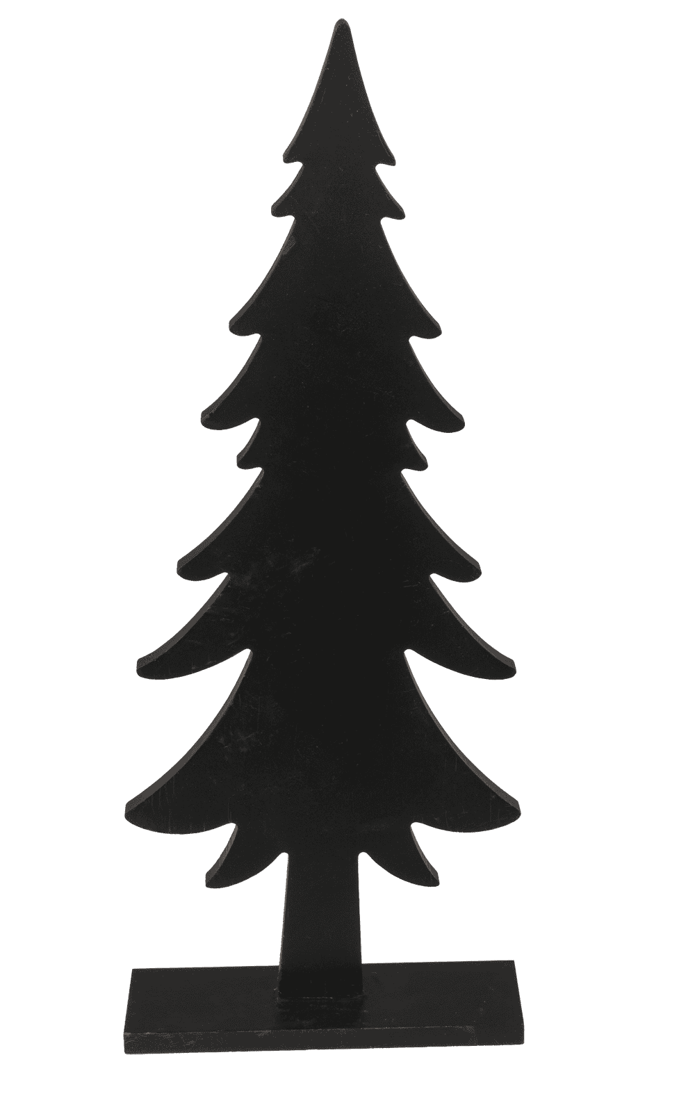 Black colored wooden tree with gold colored