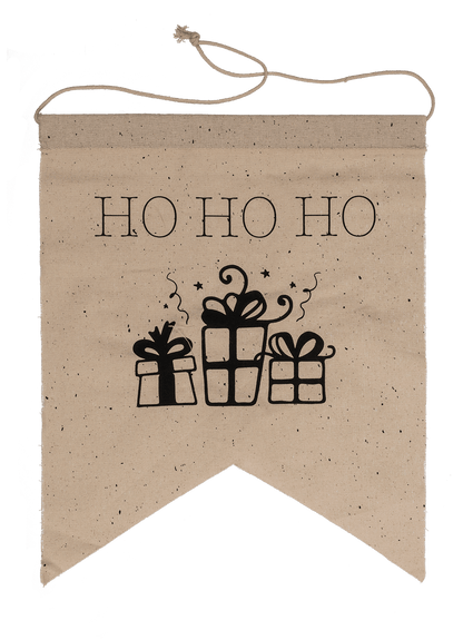 Natural colored pennant, Christmas,