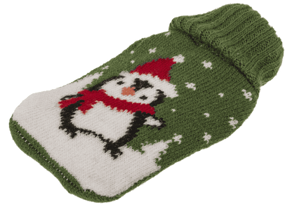 Hand warmer with knitted cover, X-MAS