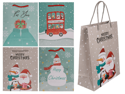 Paper gift bag, Winter Wonderland,