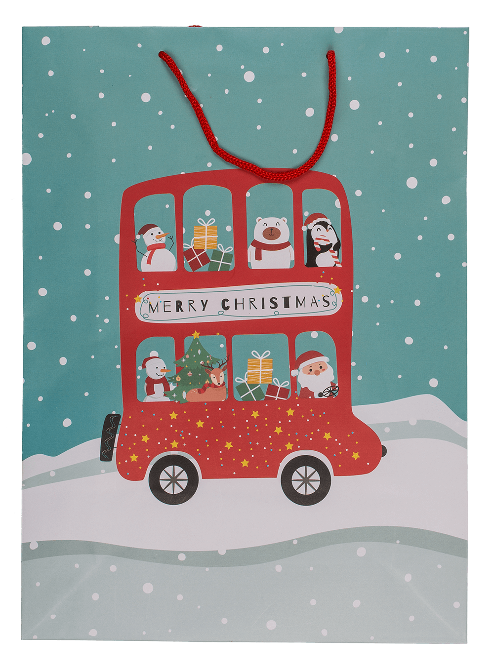 Paper gift bag, Winter Wonderland,