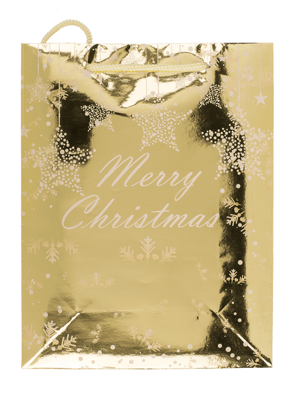 Paper gift bag, Glossy Christmas,