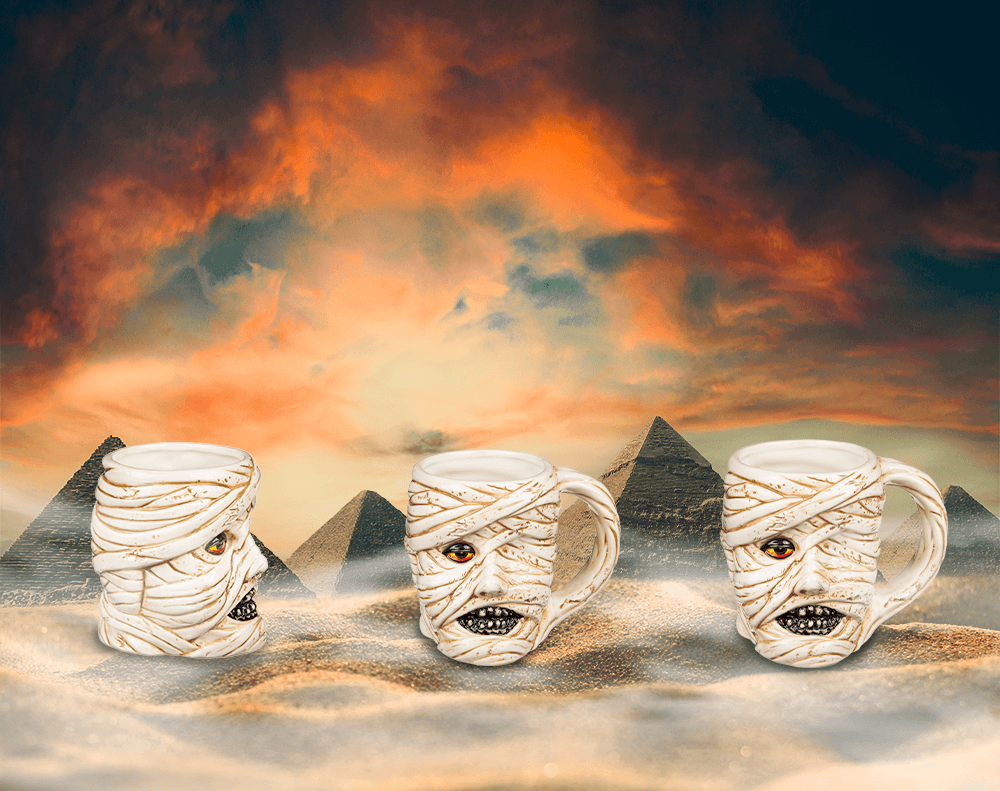 Mug, Mummy, ca. 14,5 x 11,5 cm, stoneware