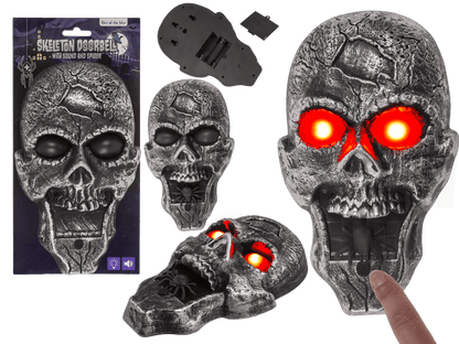 Doorbell, Skeleton, with Sound,14 x 28 cm,