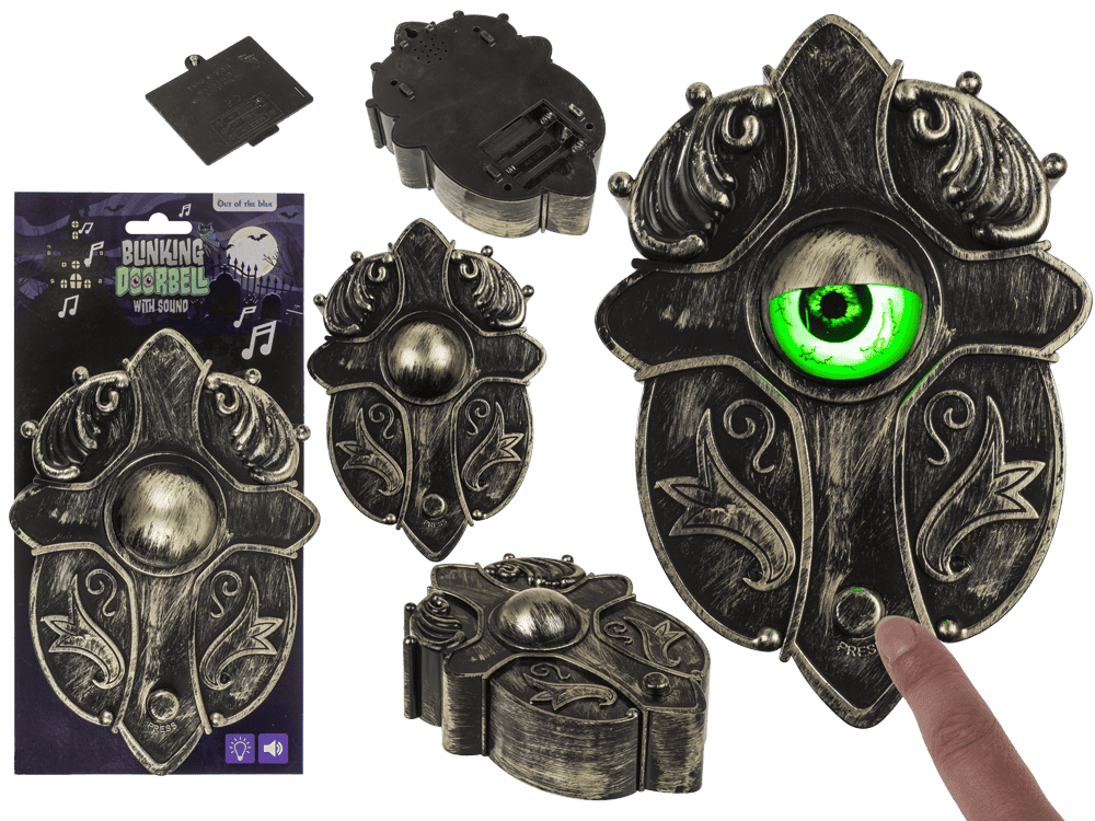 Blinking doorbell, with sound and LED,