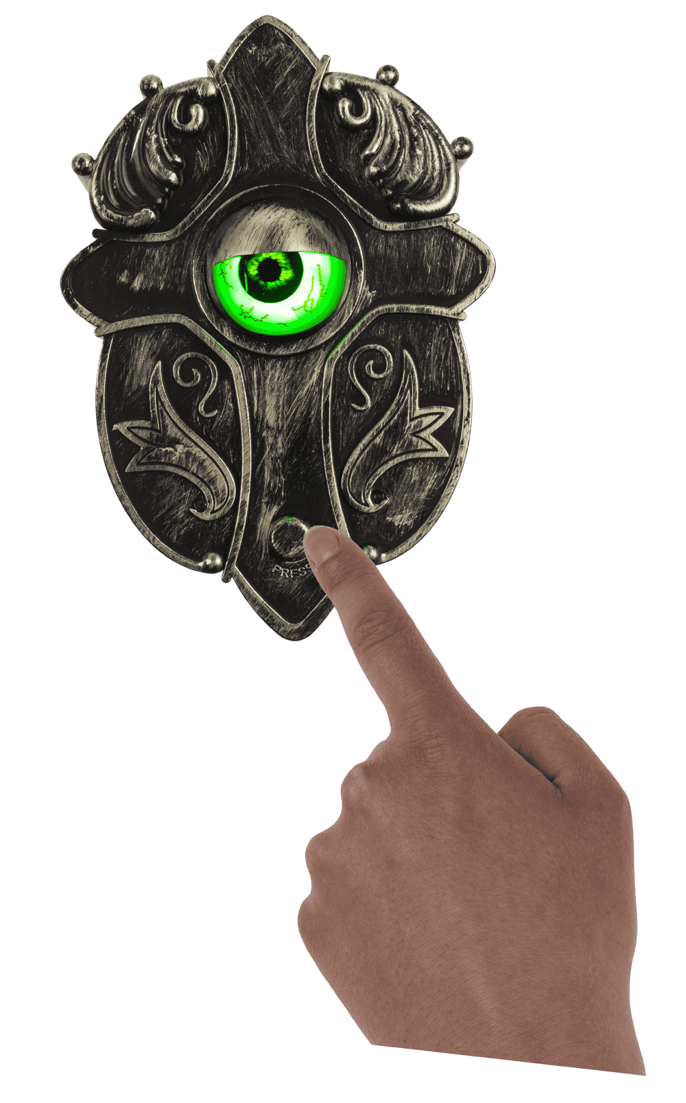 Blinking doorbell, with sound and LED,