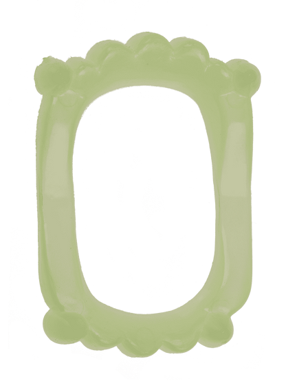 Fake blood with glow in the dark teeth,