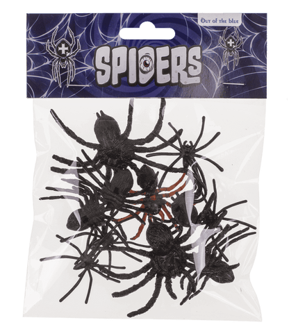 Spiders, set of 12 pcs. per polybag