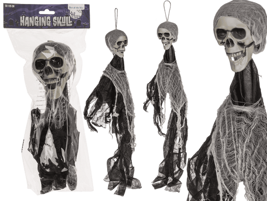 Hanging skull decor. 50 x 85 cm,