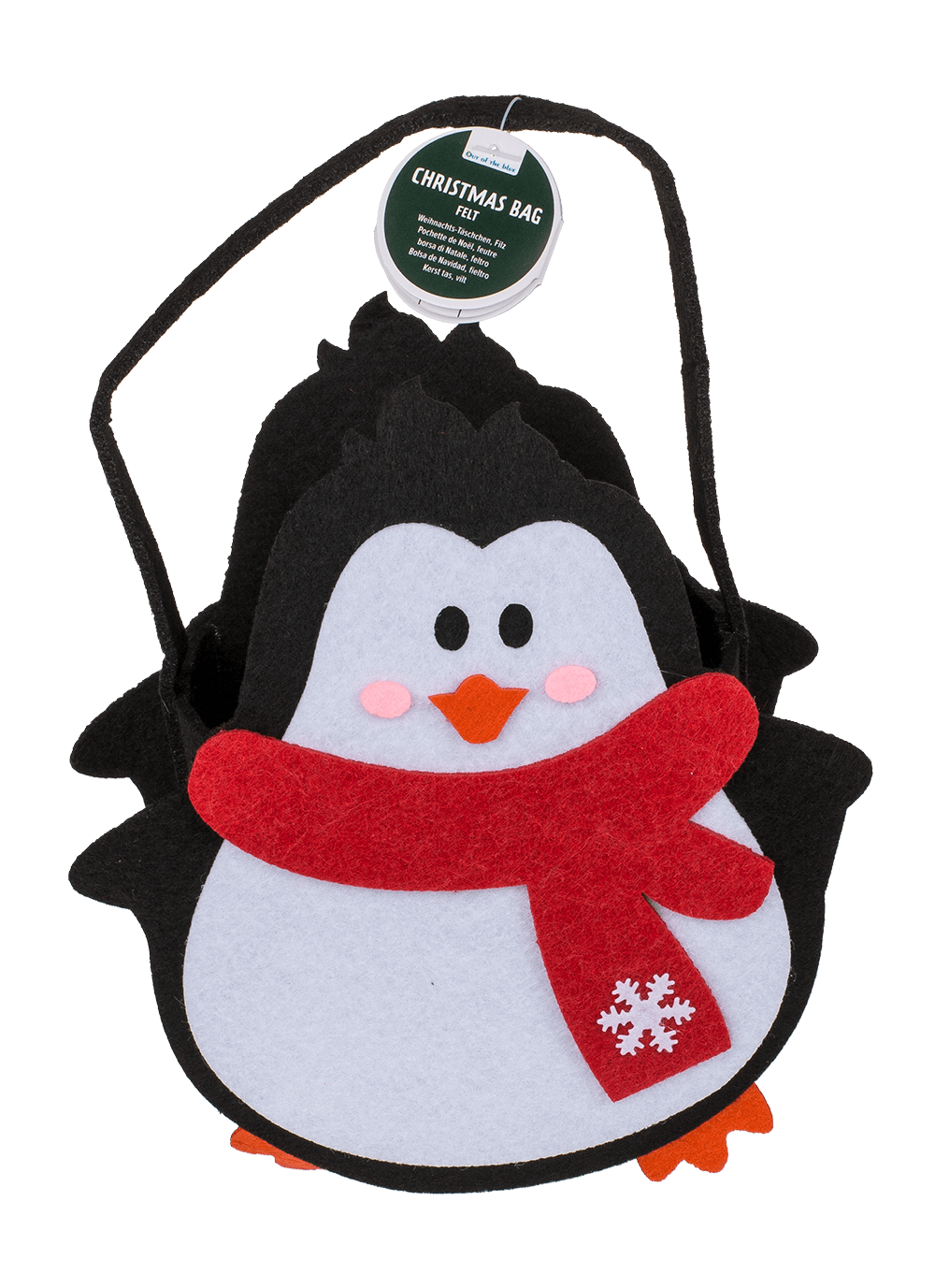 Gift bag, Christmas, felt material,