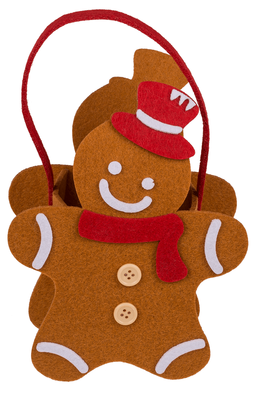 Gift bag, Christmas, felt material,