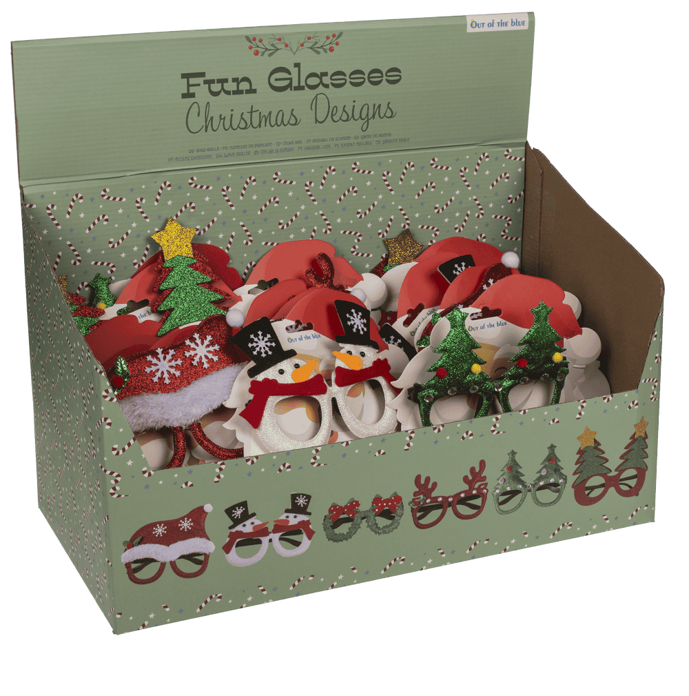 Fun glasses, Christmas,