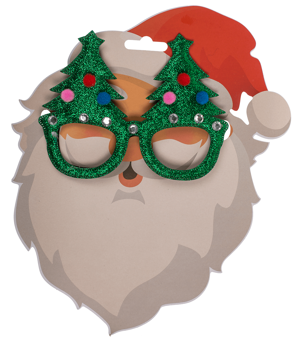 Fun glasses, Christmas,