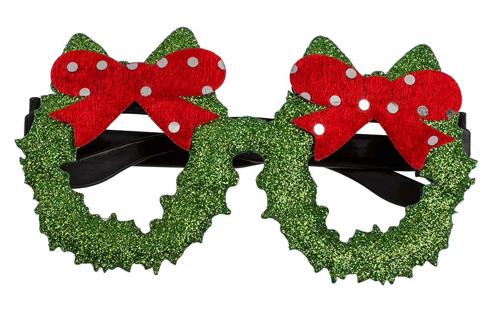 Fun glasses, Christmas,