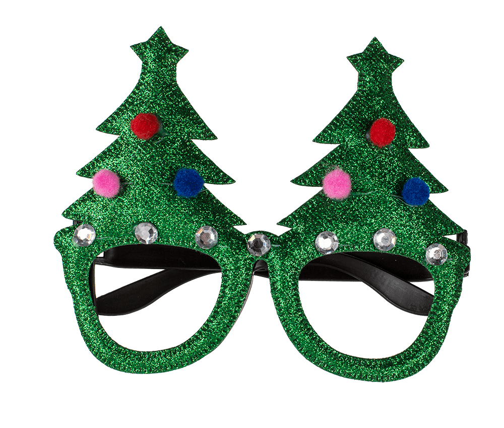 Fun glasses, Christmas,