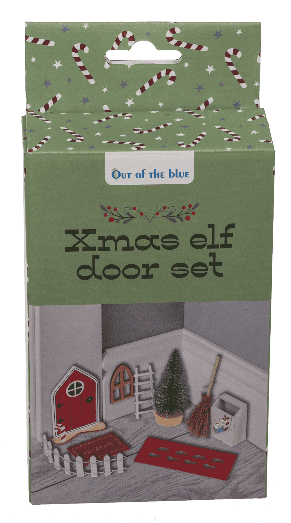 X-Mas elf door set,