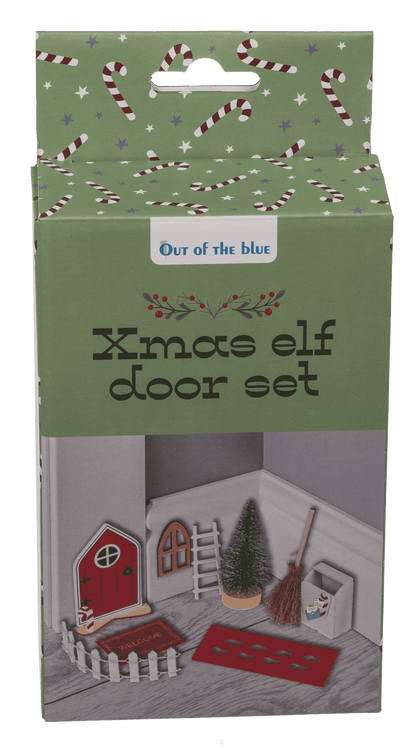 X-Mas elf door set,