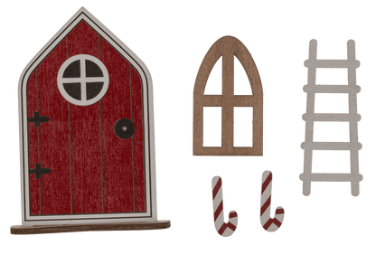 X-Mas elf door set,