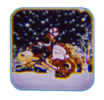 Projection torch, Christmas, incl. 3 x AG13,