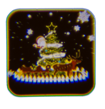 Projection torch, Christmas, incl. 3 x AG13,