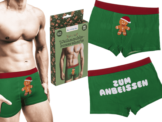 Christmas boxer shorts, Zum Anbeissen,