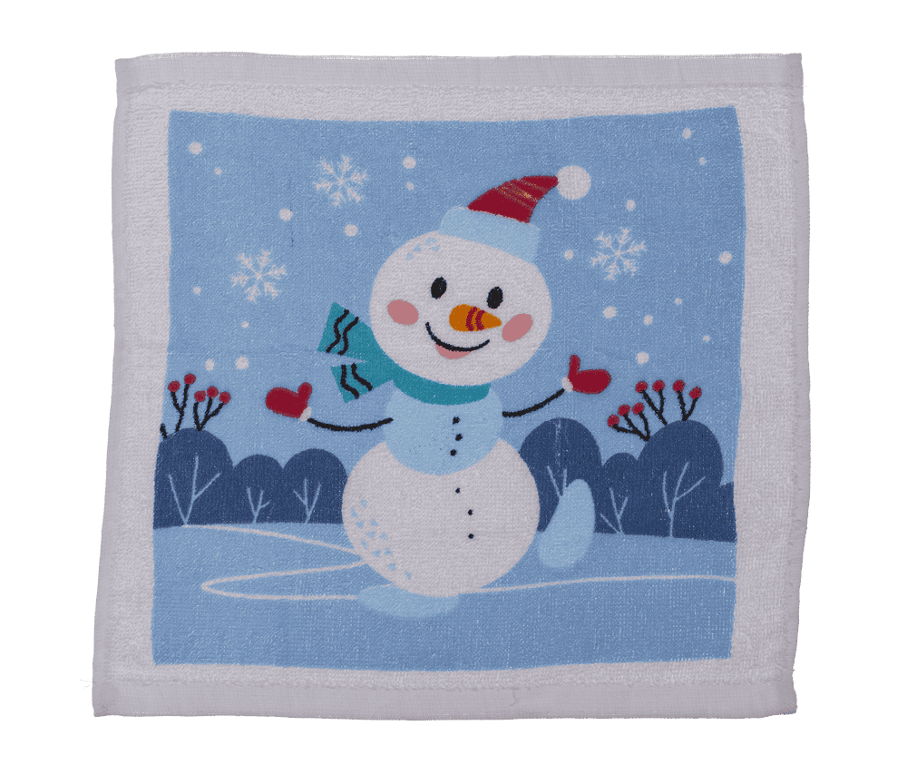 Magic cotton towel, Winter Friends,