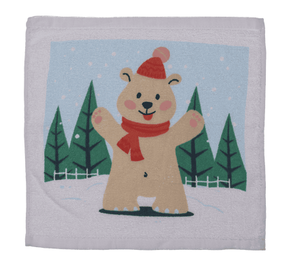 Magic cotton towel, Winter Friends,