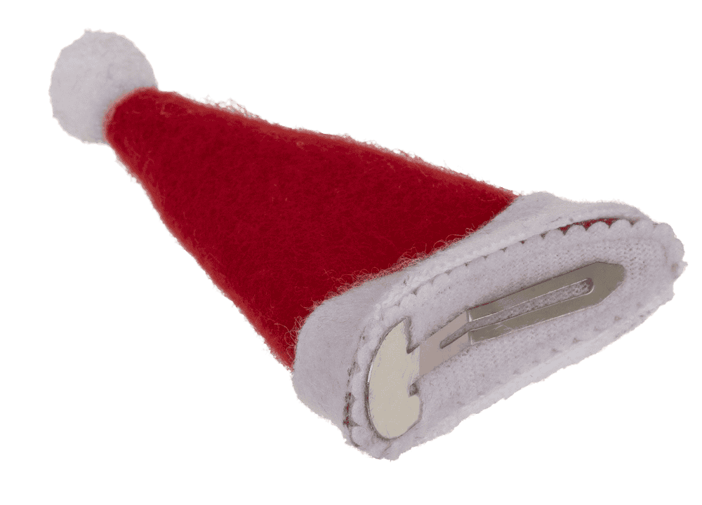 Hair clip, Santa Claus Hat,